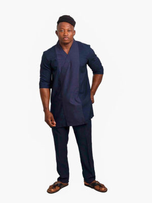 ASYMMETRIC CUT KAFTAN SET