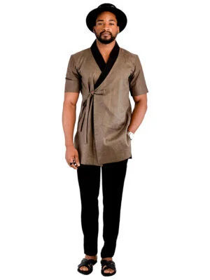 KK SHORT SLEEVE KAFTAN 0036