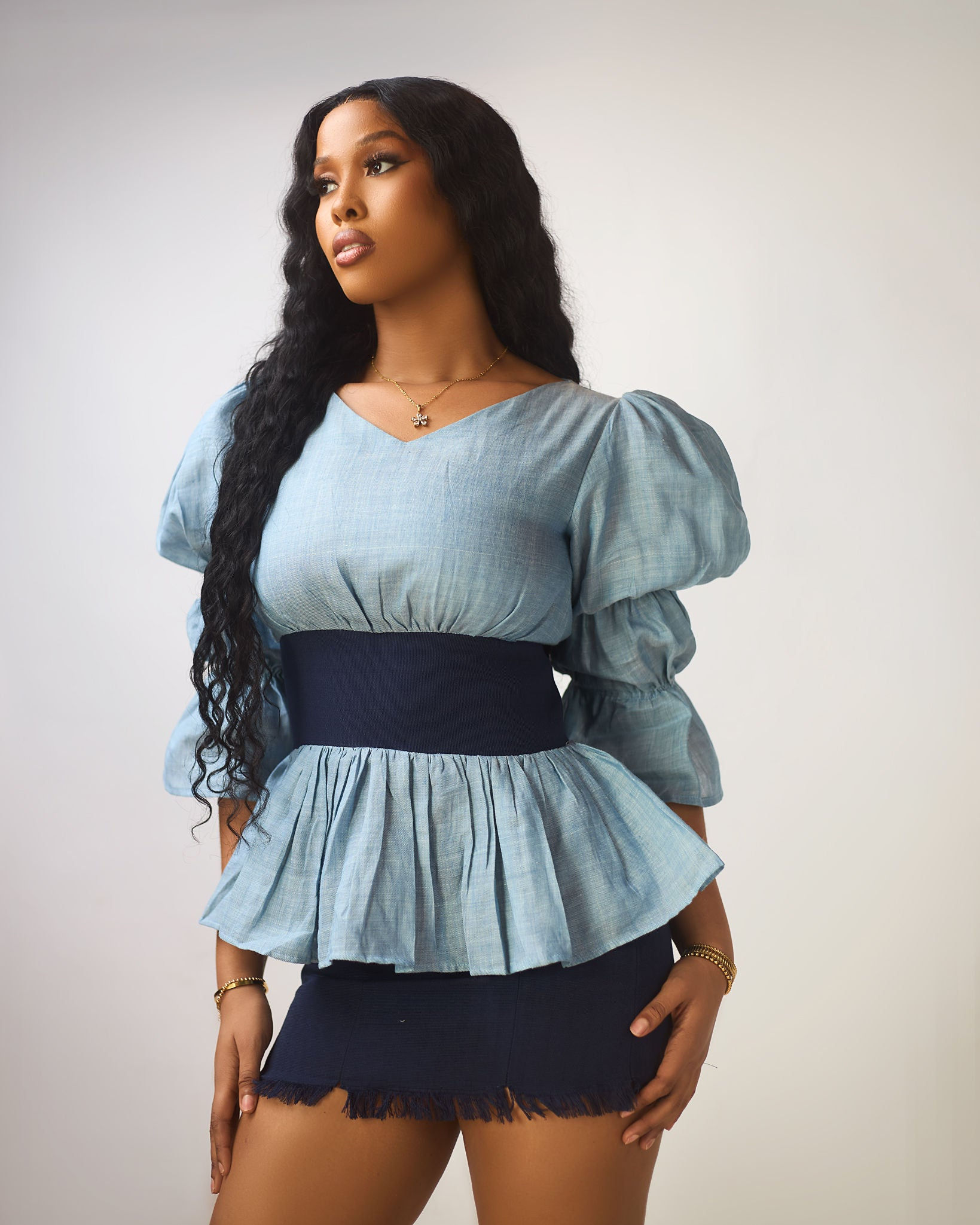 Women's Peplum Set