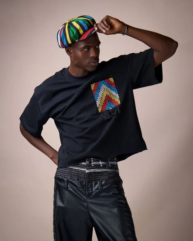 Akwete Pocket T-Shirt x Gidi Pants