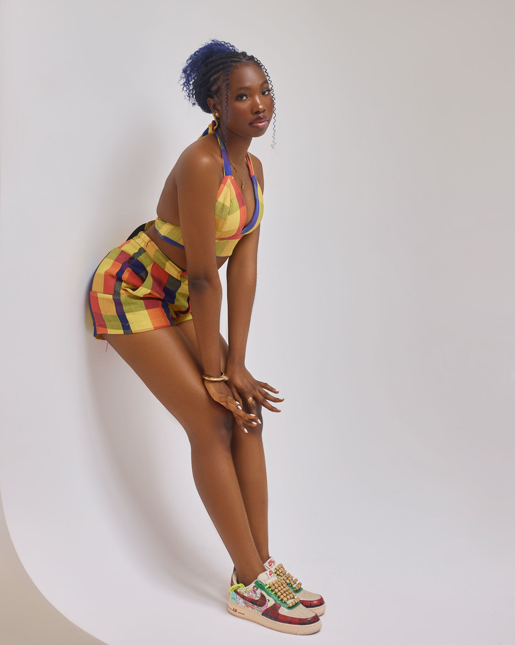 Aso Oke Bralette x Short