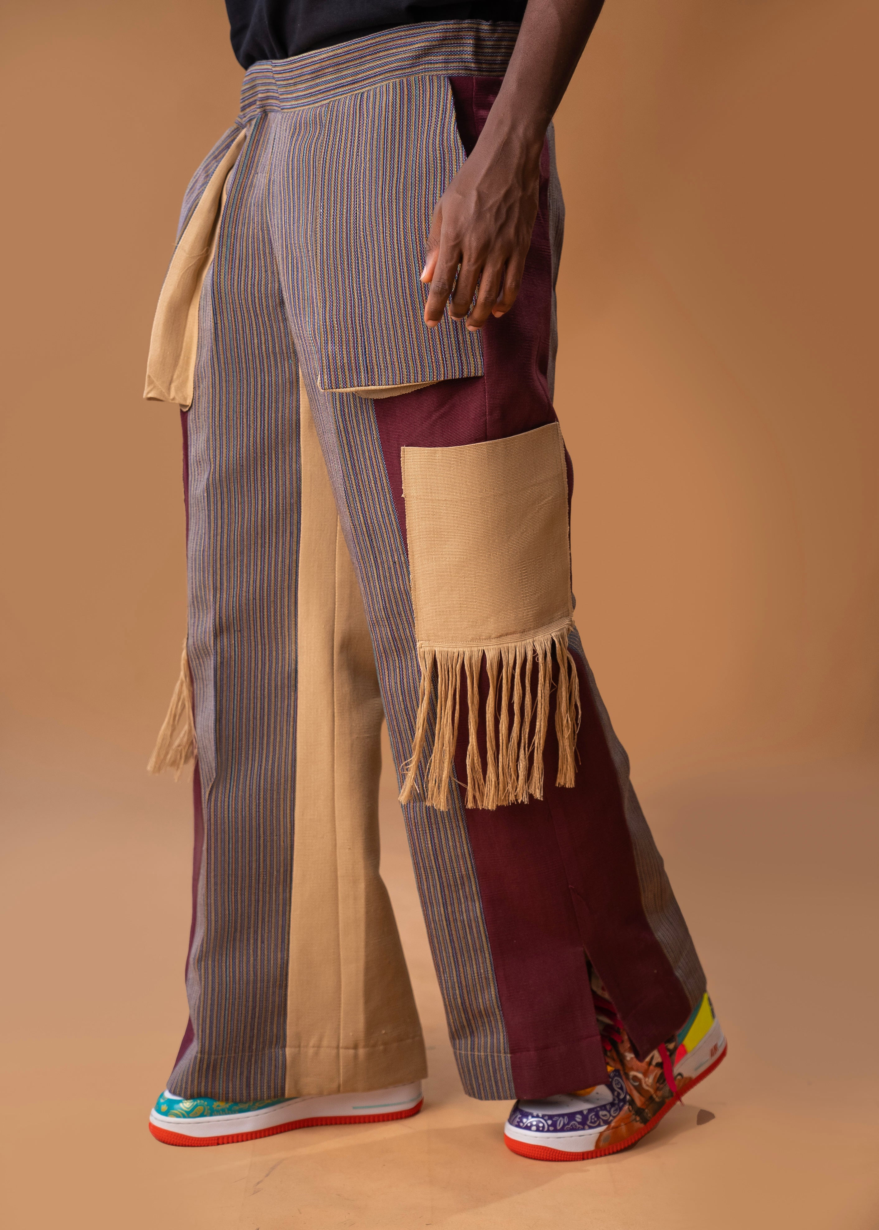 Wide-leg Pant with External Pockets