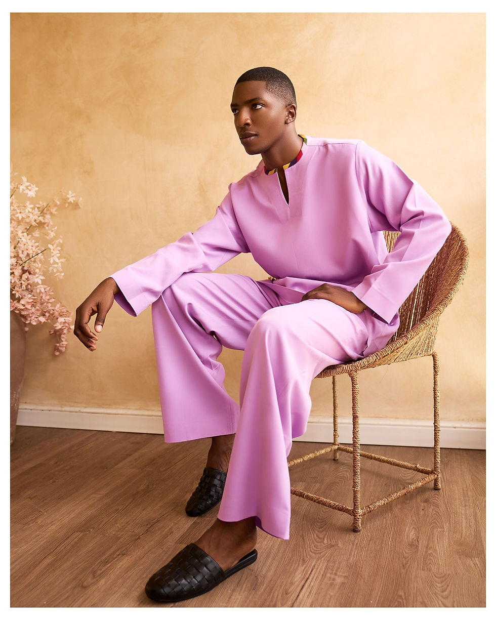 Thumbnail: 3 Piece Hand-Painted Kimono Set