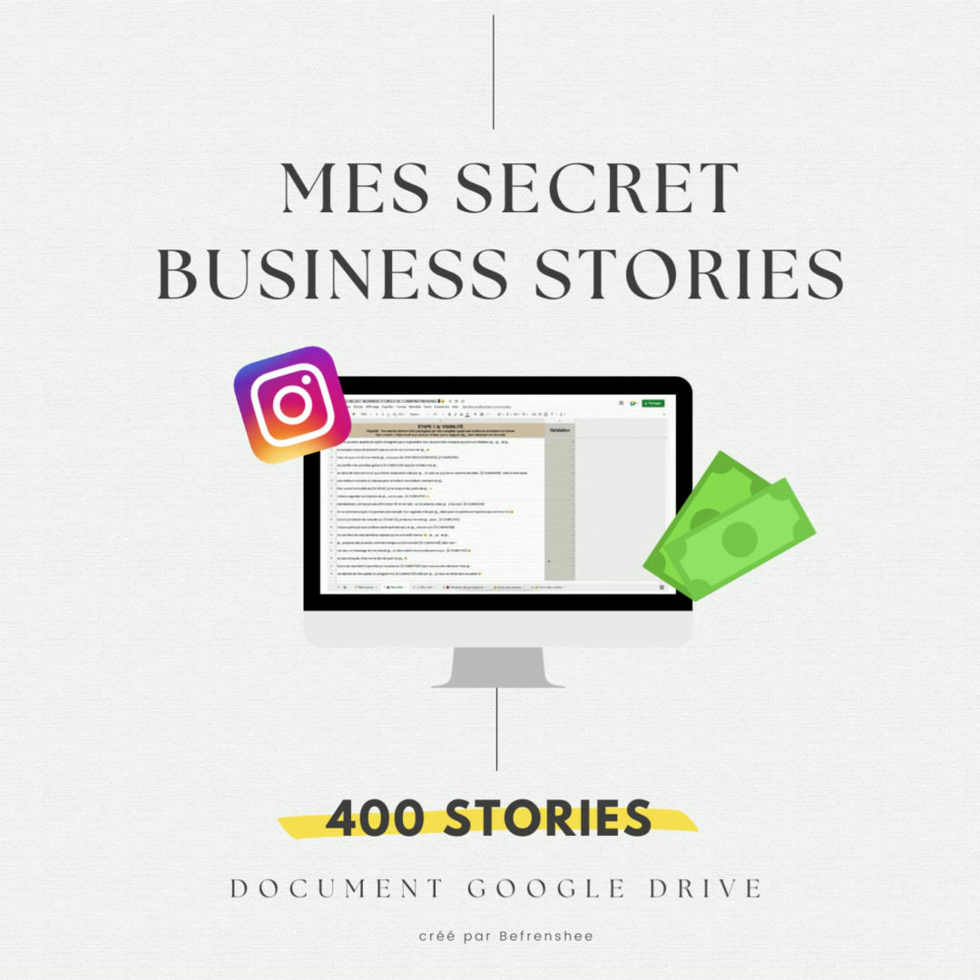 400 SECRET BUSINESS STORIES - Faire sa publicité sur Instagram