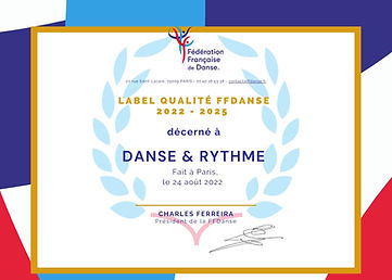 Diplôme Label Qualité FFD