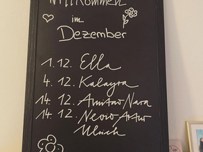 Wie schön, dass du geboren bist. – Dezember