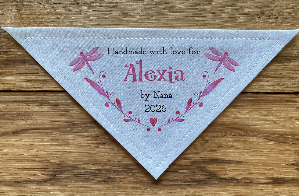Thumbnail: Corner Fabric Quilt Label