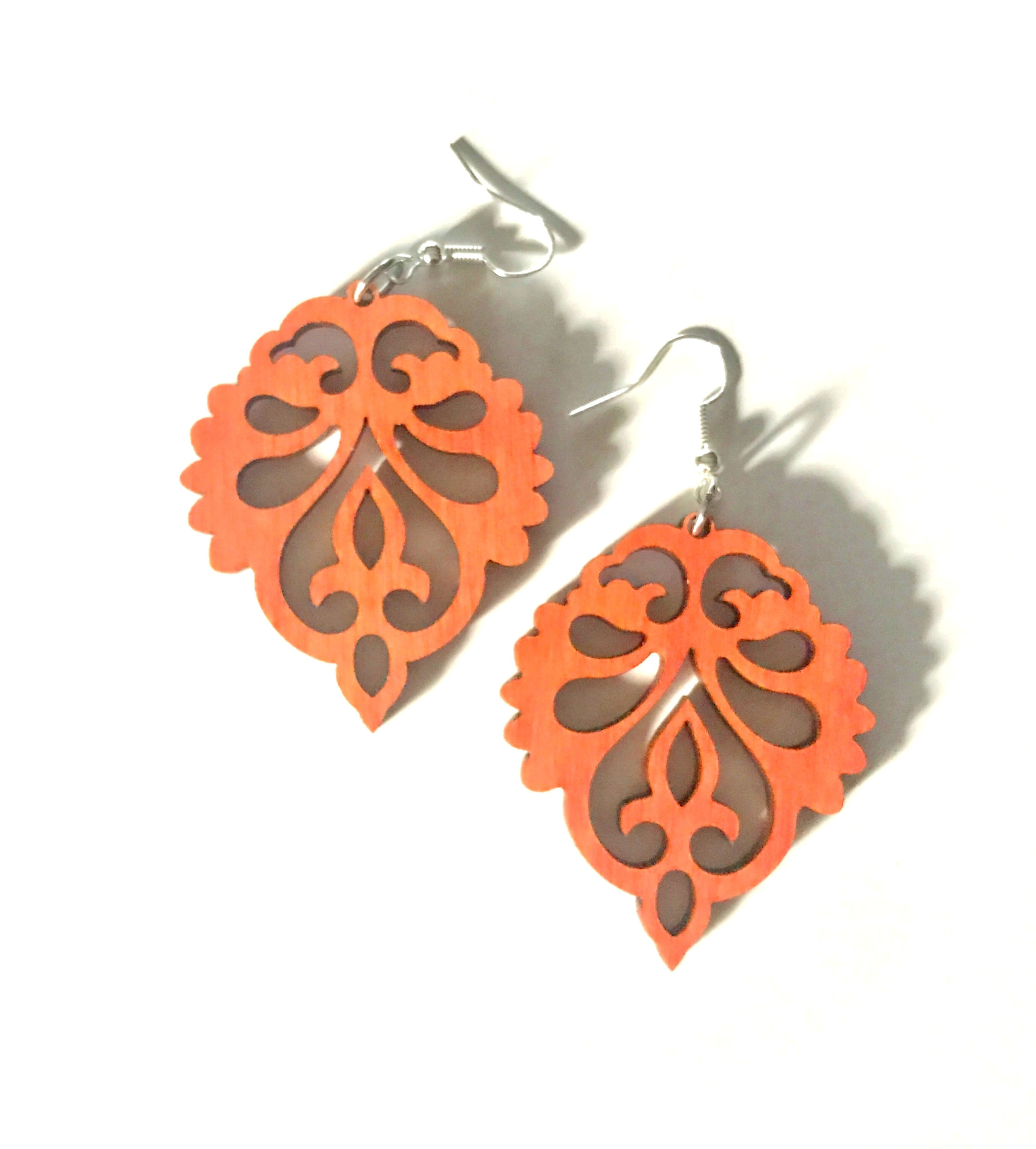 Teardrop Filigree Earrings