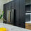 Thumbnail: Titan Black cabinet door with matte black Shaker finish