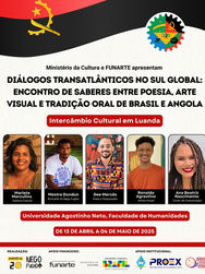 Movimento Poético Geração de 20 e Nego Fugido em Luanda, Angola na Universidade Agostinho Neto