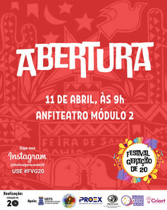 Abertura do Festival Geração de 20