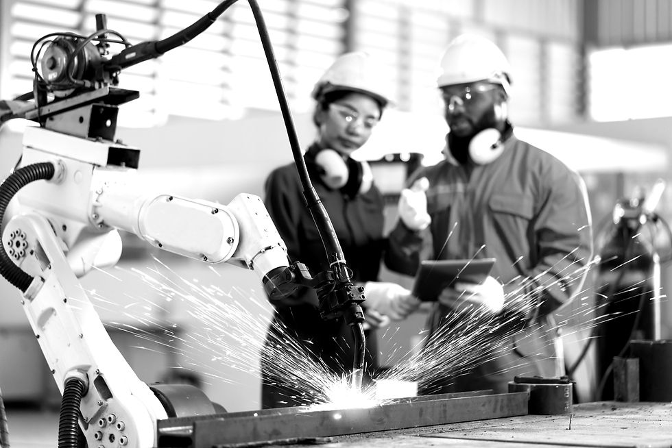 engineer-cooperation-male-female-technician-maintenance-control-relay-robot-arm-system-wel