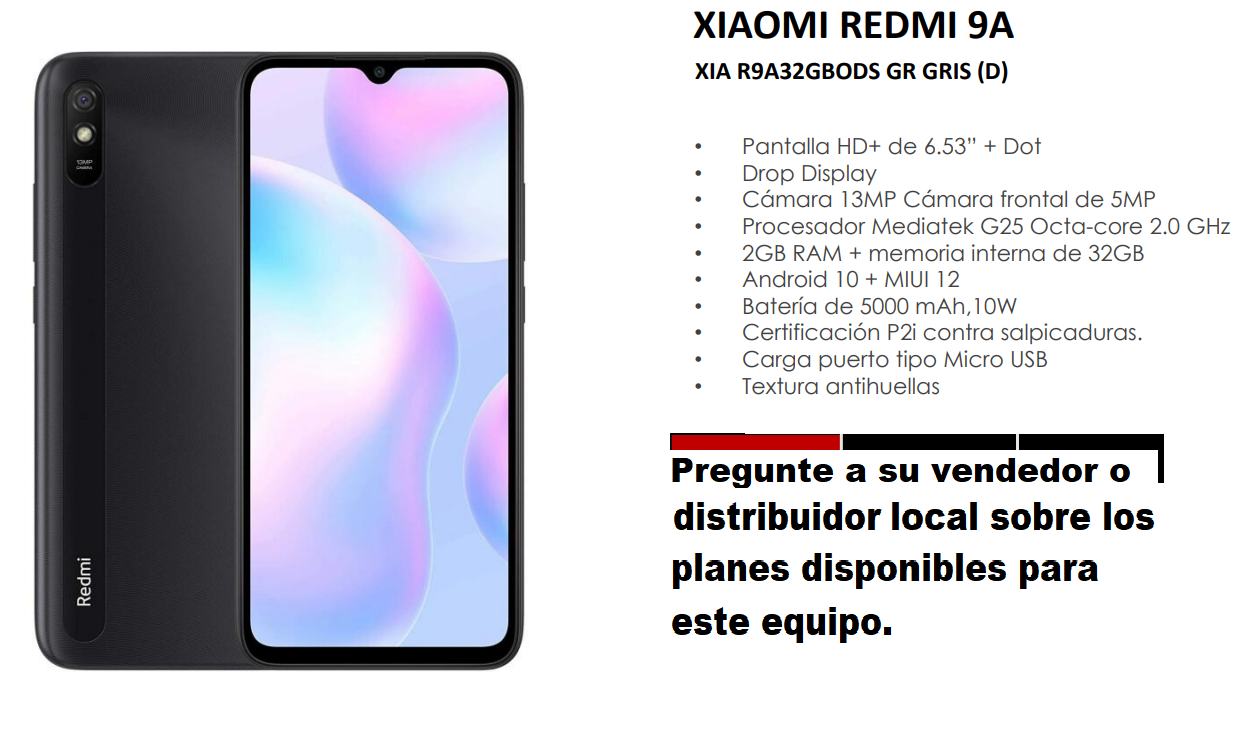 XIAOMI REDMI 9A