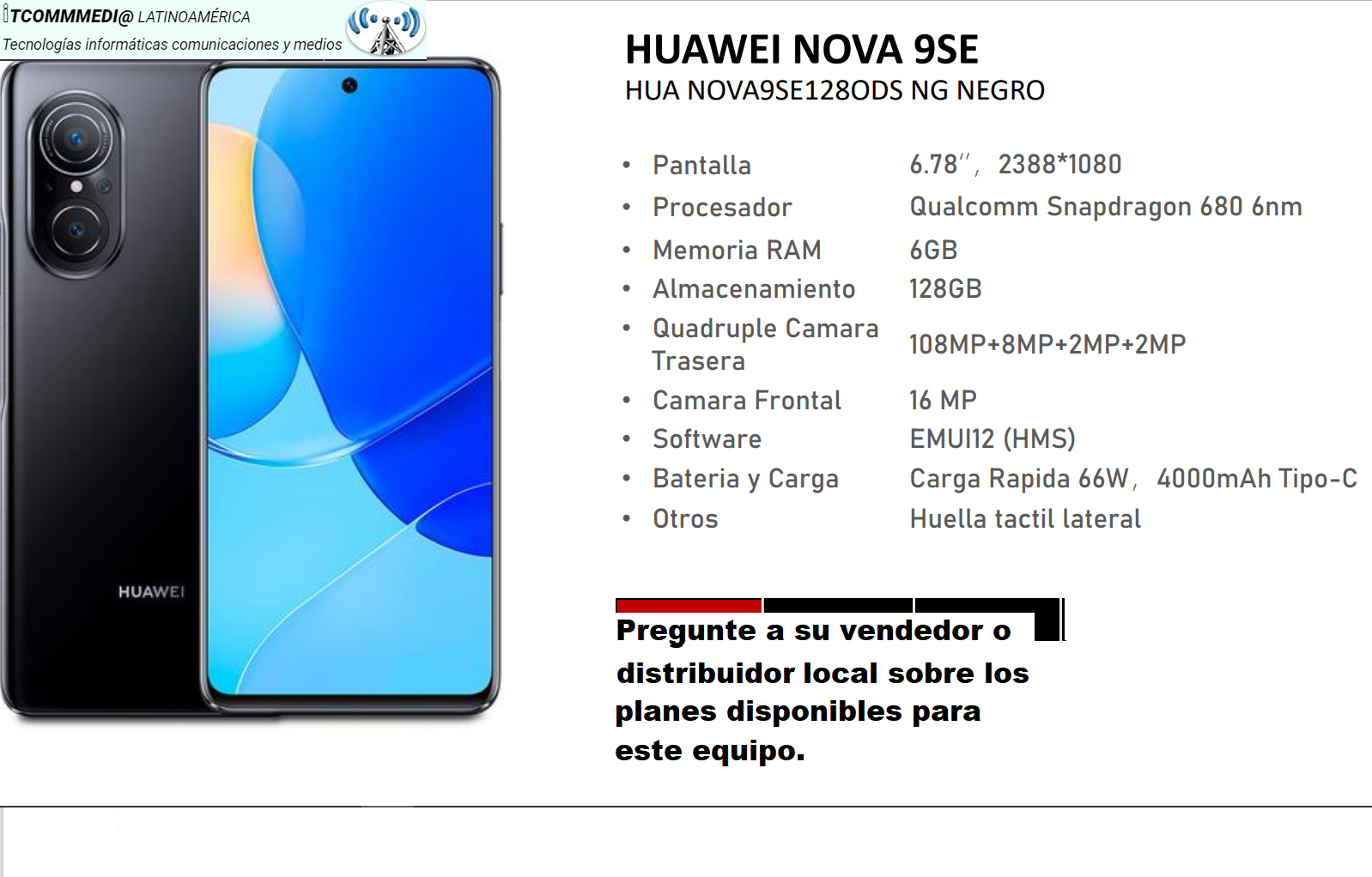 HUAWEI NOVA 9SE