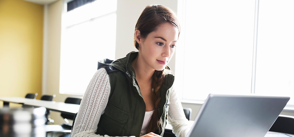 Woman Studying