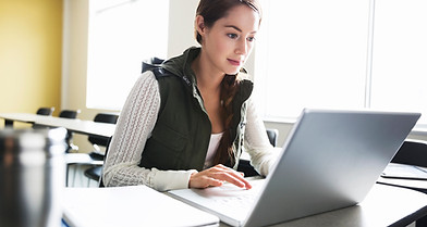 Woman Studying