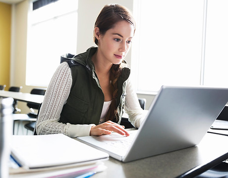 Woman Studying