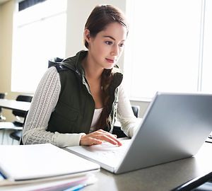 Woman Studying