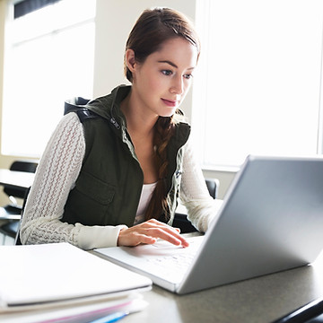 Woman Studying