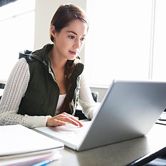 Woman Studying