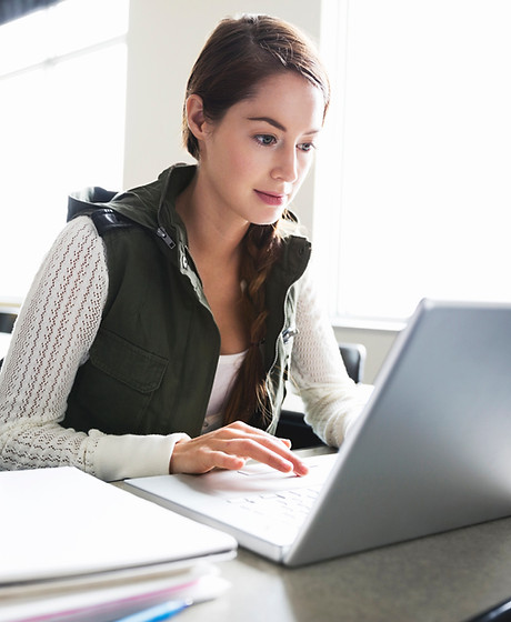 Woman Studying