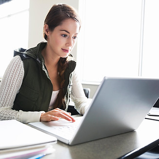 Woman Studying