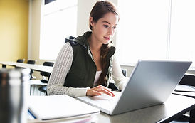 Woman Studying