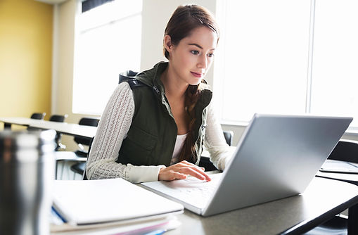 Woman Studying