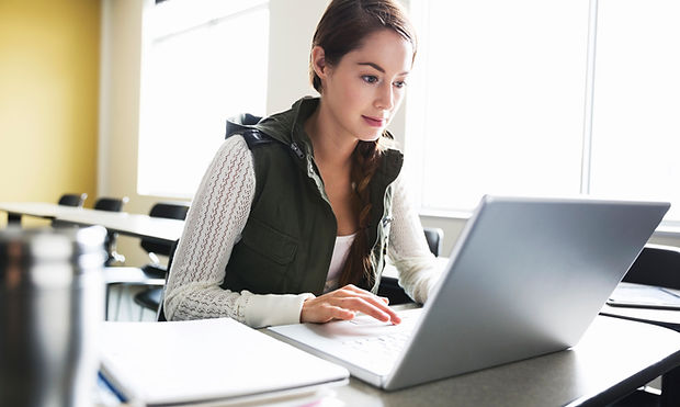 Woman Studying