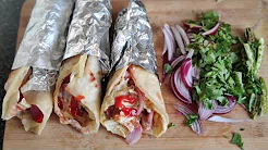 Big city eats on a small scale budget: Try this at your home # Spicy Paneer Wrap