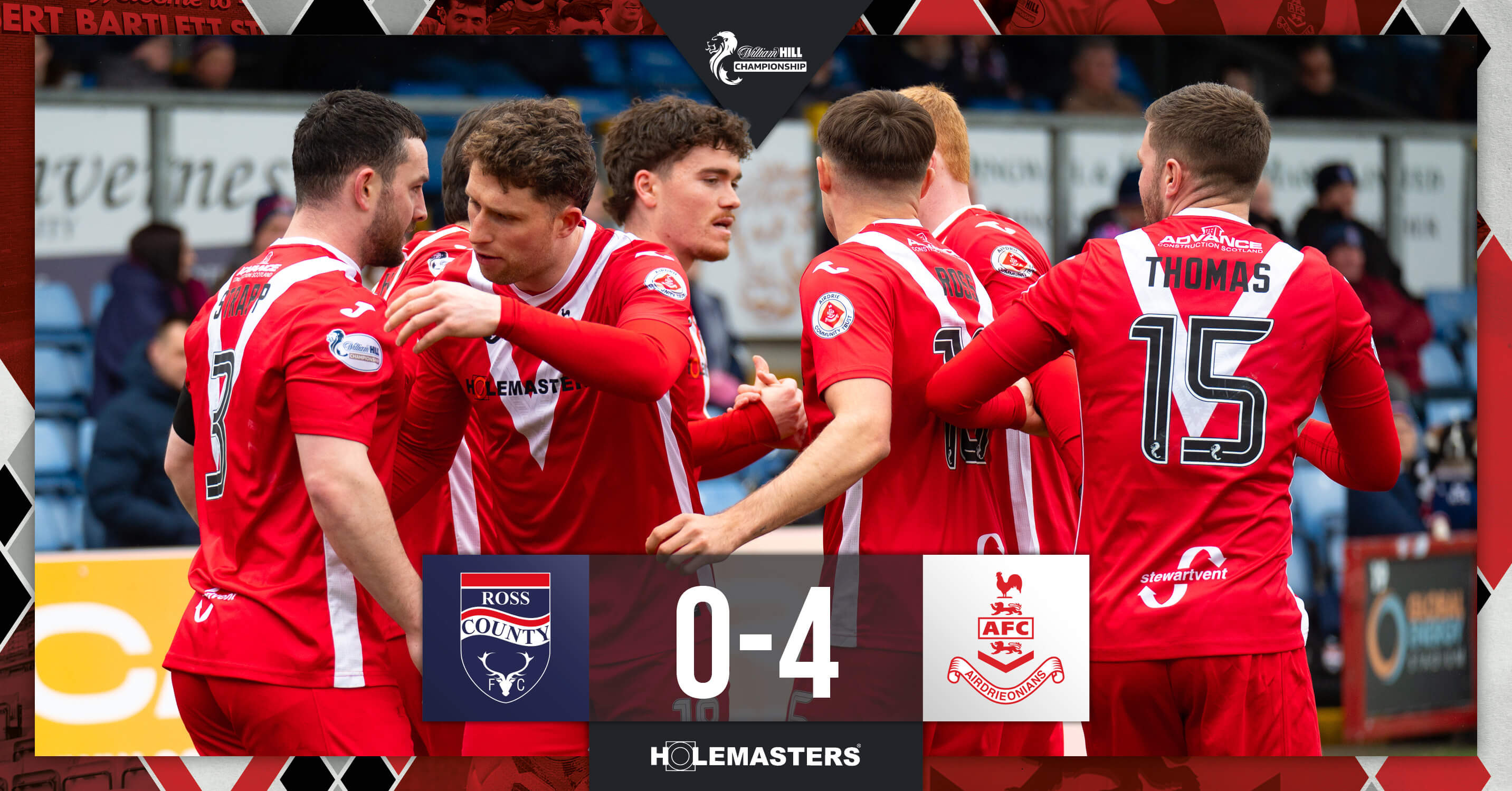 Ross County 0-4 Airdrieonians