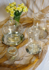 Pretty wedding glassware