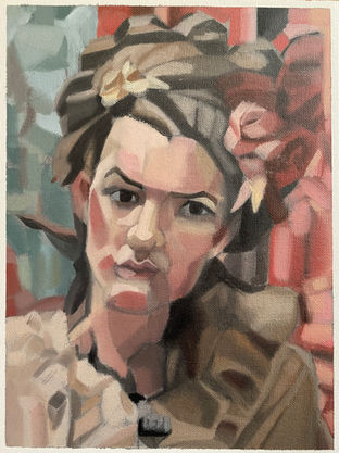 WomanMosaicPainting