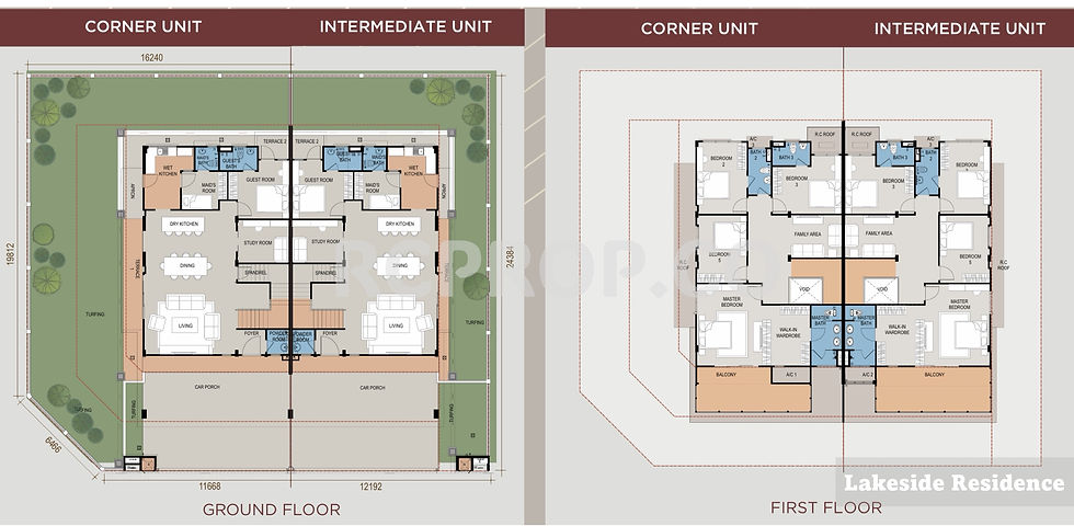 Lakeside Residence Layout