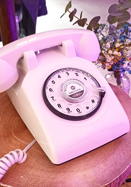 téléphone ancien, livre d'or audio paca