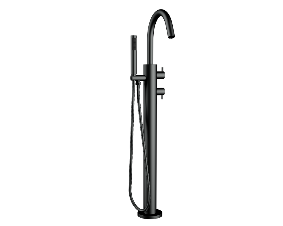Thermostatic Tub Filler - Matte Black finish