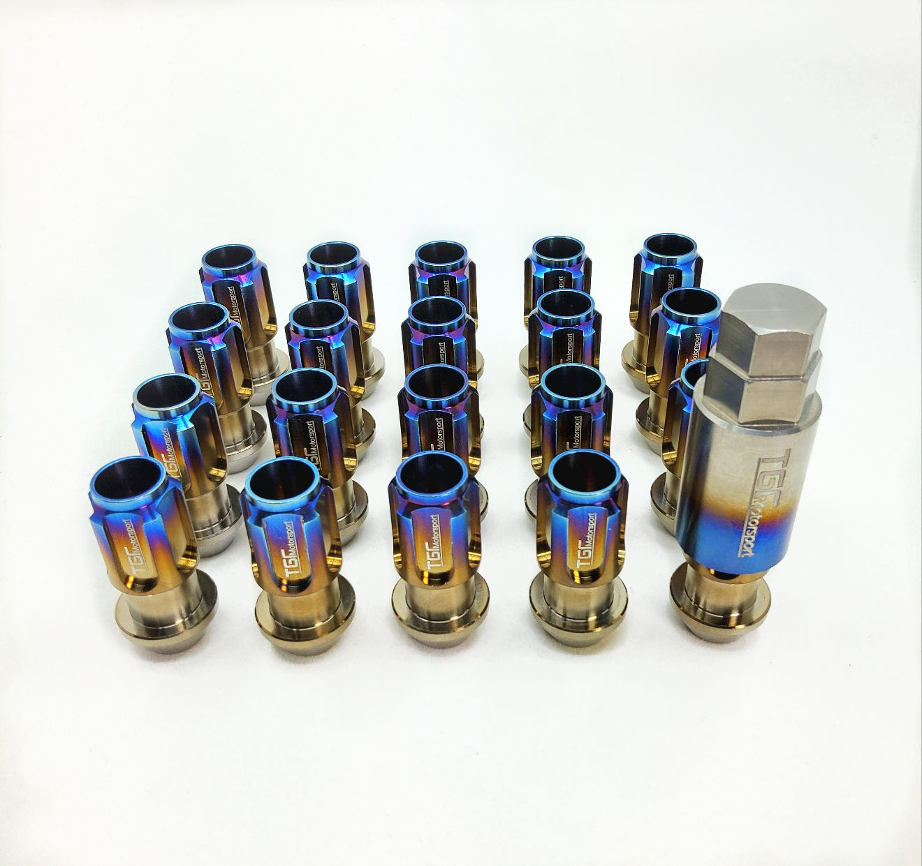 TGR Titanium Locking Wheel Nut Set