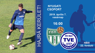 Beharangozó 22. forduló NBIII. Nyugati csoport