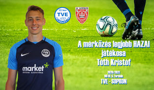 Tóth Kristóf lett a mérkőzés legjobbja