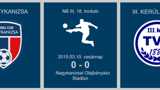 Edzői értékelés FC NAGYKANIZSA - III. KER. TVE 0 – 0 (0-0)