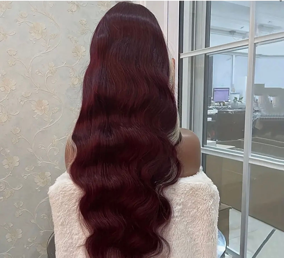 Thumbnail: 24 inch burgundy Bodywave 