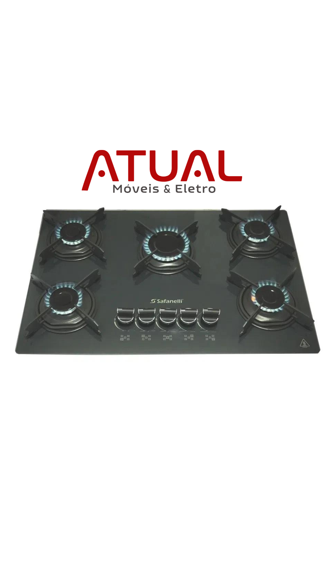 Fogão Cooktop 5 Bocas