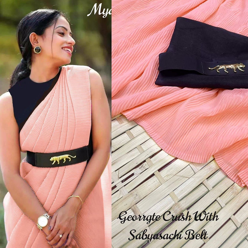 Thumbnail: Khusi mesh saree 
