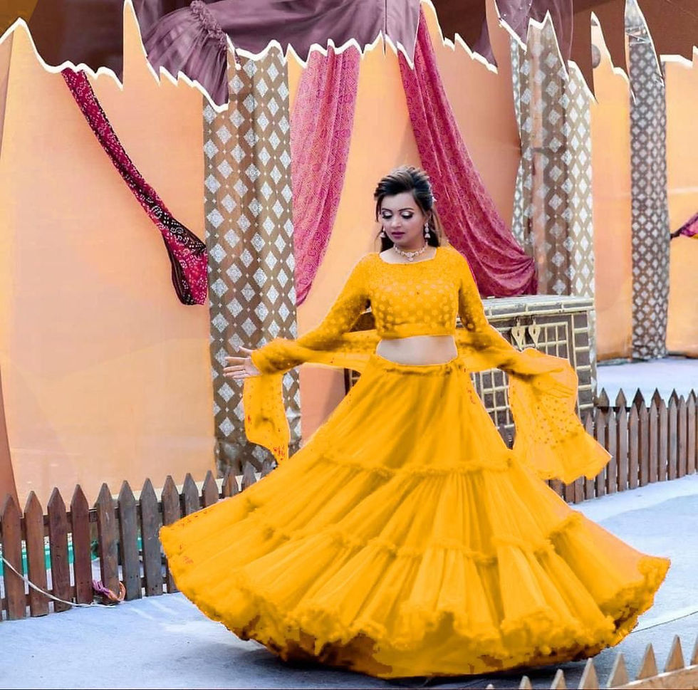 Thumbnail: Layers Lehenga choli 