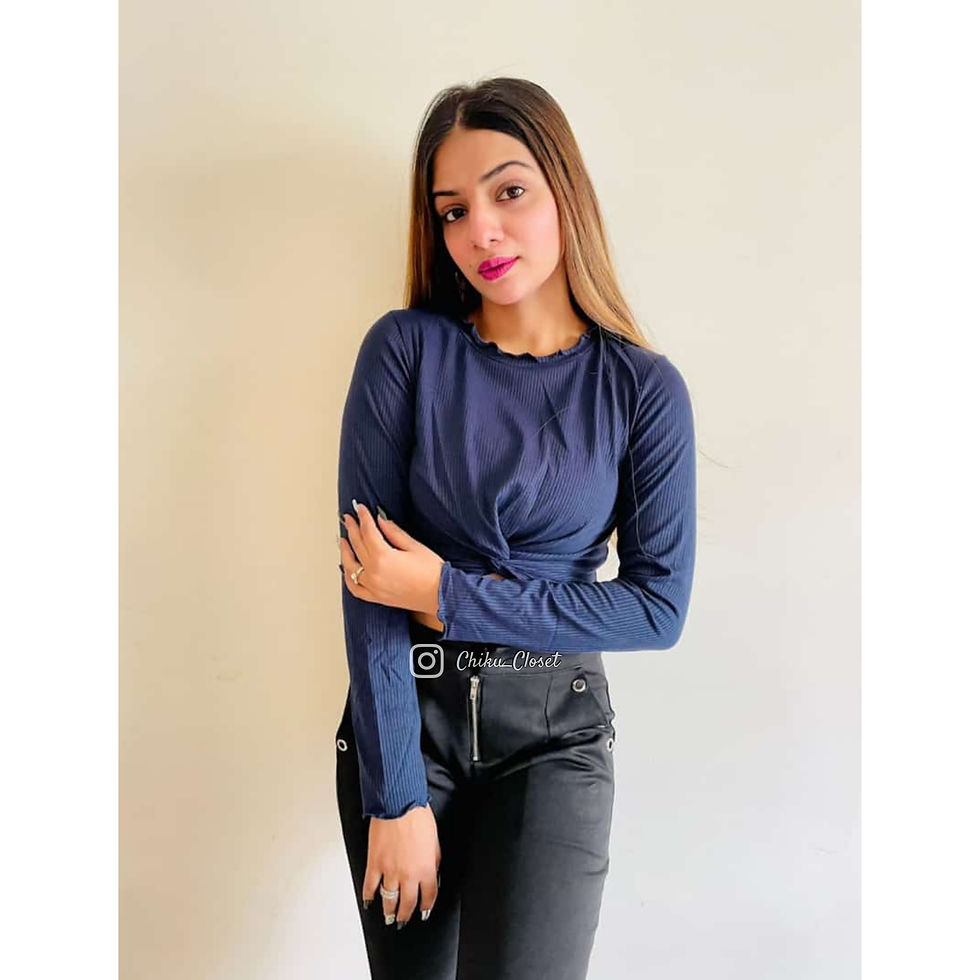 थंबनेल: Midriff belly top