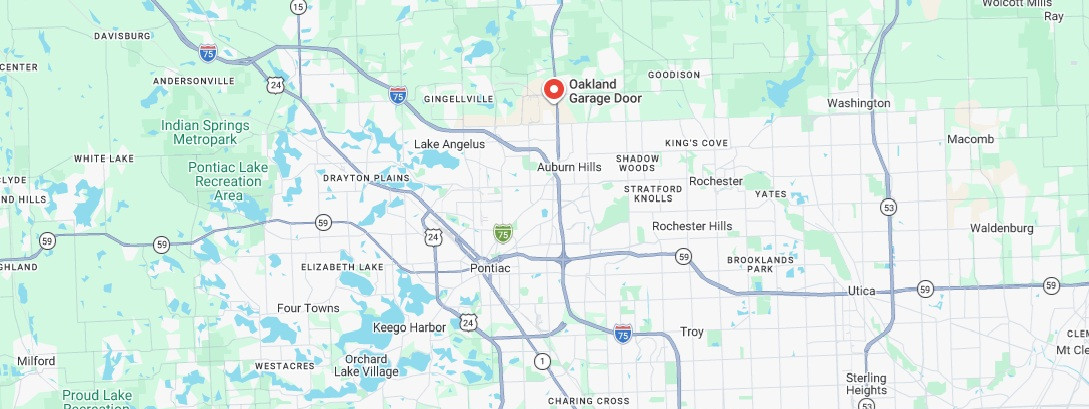 Oakland garage door service area