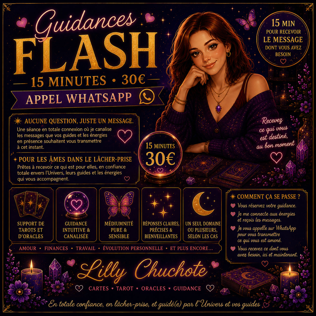Guidance flash 15 min - appel vocal whatsapp 
