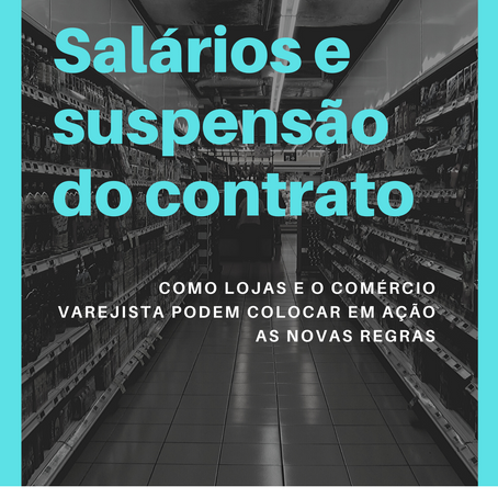 Suspensão do contrato de trabalho por causa da pandemia
