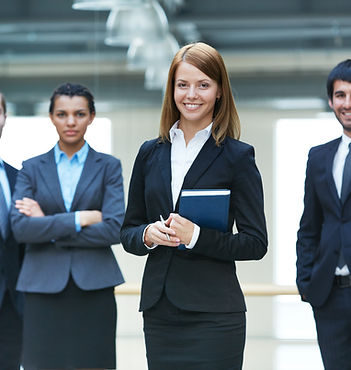 Retrato de equipo profesional