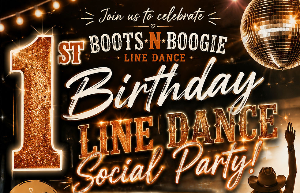1st Birthday Line Dance Social party